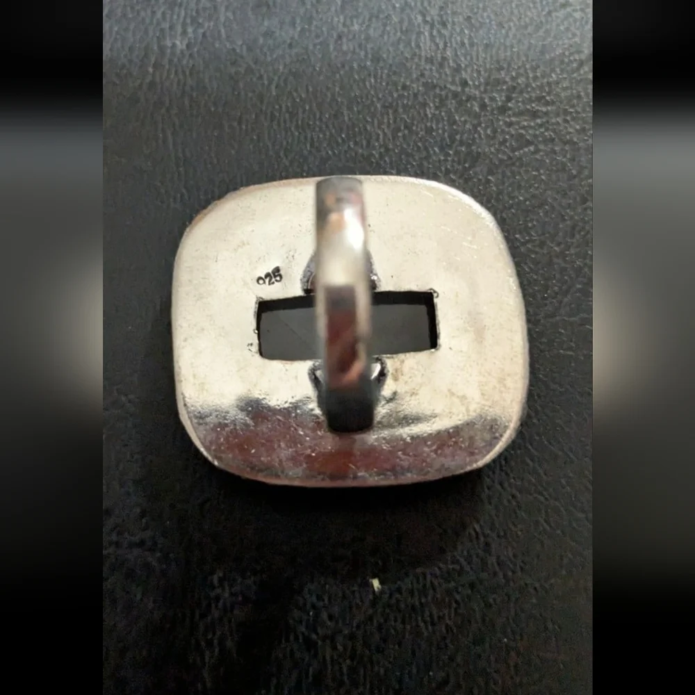 Handcrafted Bohemian Montana Jasper Ring (8) - Picture 7 of 12